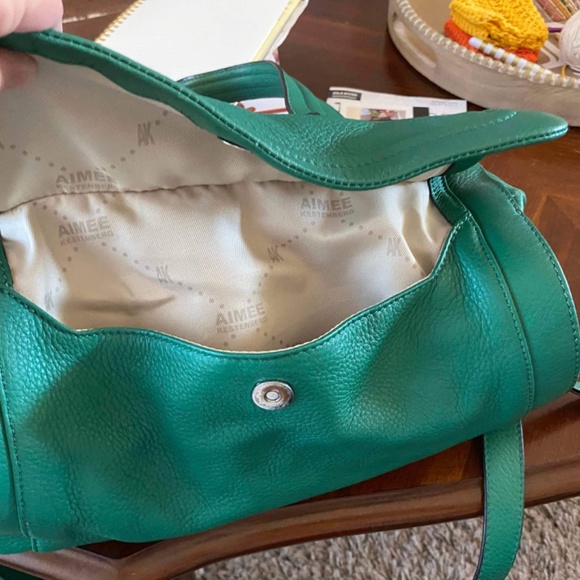 Aimee Kestenberg green leather handbag - Picture 3 of 7